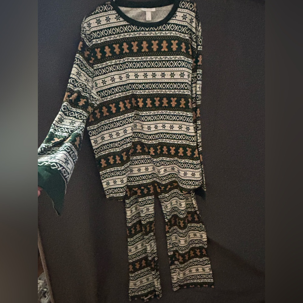 Men's 2 Piece Christmas PJ Lounge Set Size XL New With Tags